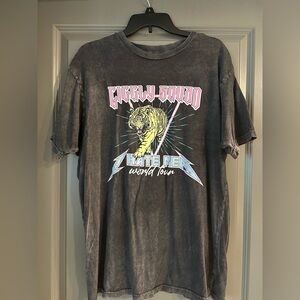 Giggly Squad “I Hate Men World Tour” Gray T-Shirt